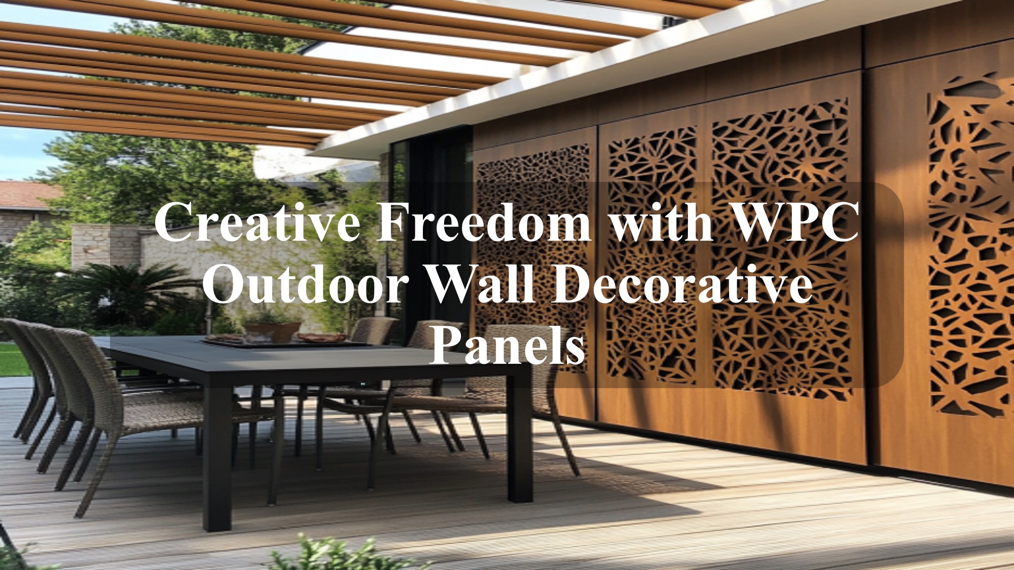 Creative Freedom with WPC Outdoor Wall Decorative Panels