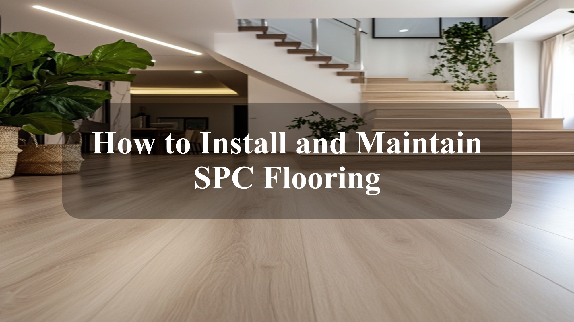 How To Install And Maintain Spc Flooring A Comprehensive Stepbystep