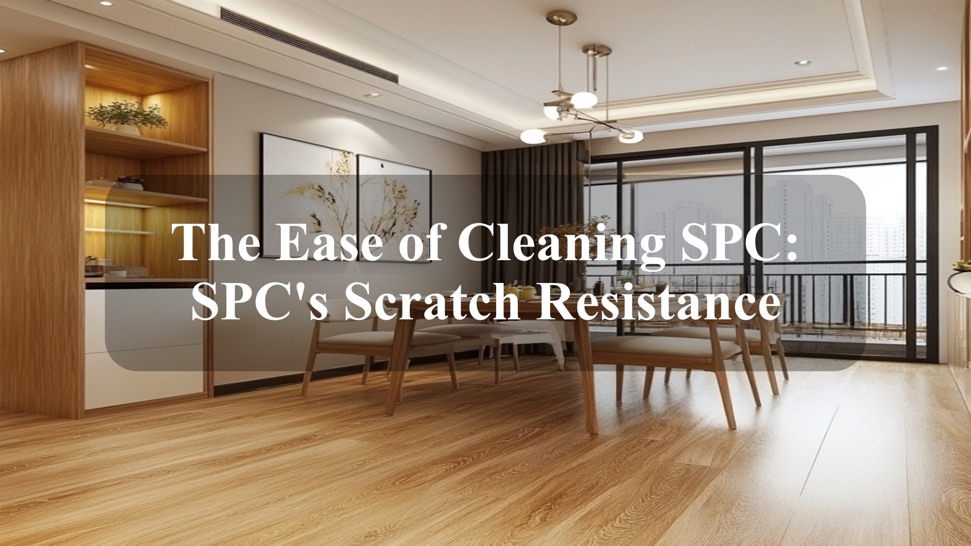 The Ease of Cleaning SPC SPCs Scratch Resistance